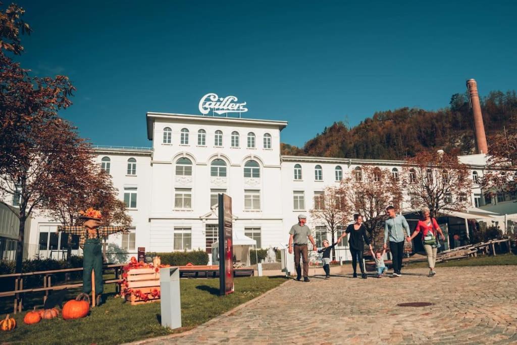 Appartement Spacieux Au Centre De La Gruyere Broc Zewnętrze zdjęcie